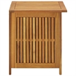 Afuera Living Acacia Wood Storage Box with Rustic Oiled Finish