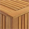 Afuera Living Acacia Wood Storage Box with Rustic Oiled Finish