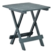 Afuera Living Plastic Foldable Garden Dining Table in Green