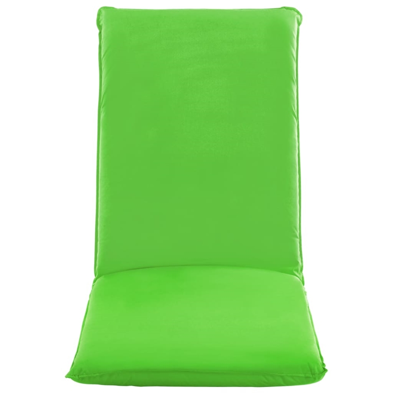 Afuera Living Foldable Sun Lounger in Green with Steel Frame