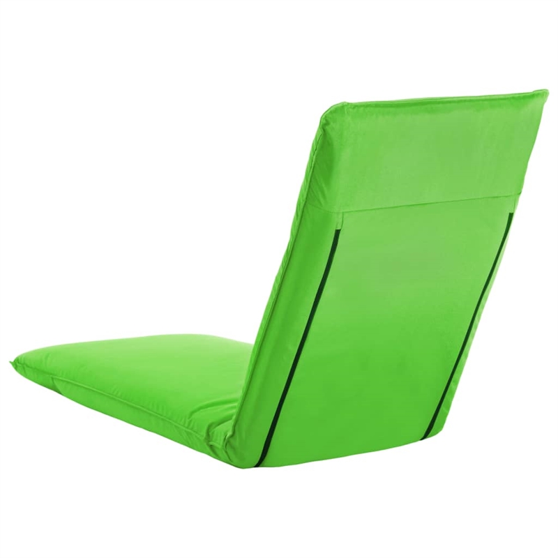 Afuera Living Foldable Sun Lounger in Green with Steel Frame