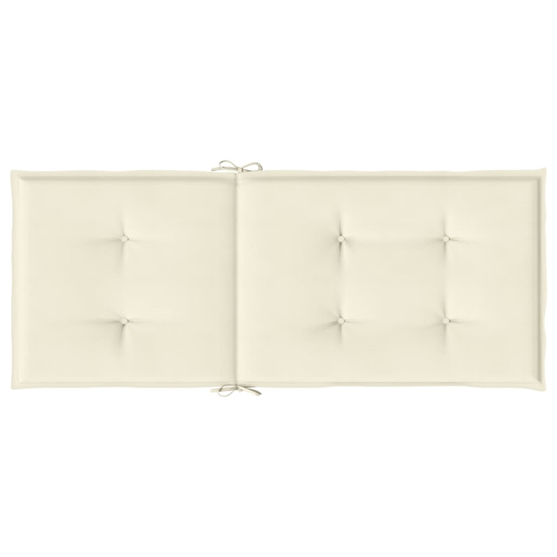 Afuera Living Highback Chair Cushions in Cream (Set of 6)