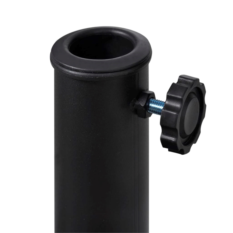 Afuera Living Heavy-Duty Resin and Steel Parasol Base in Black