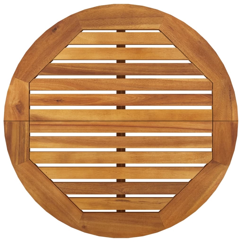 Afuera Living 3 Piece Bar Set in Solid Acacia Wood with Brown Finish