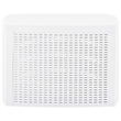 Afuera Living Square Polypropylene Outdoor Side Table in White