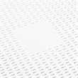 Afuera Living Square Polypropylene Outdoor Side Table in White