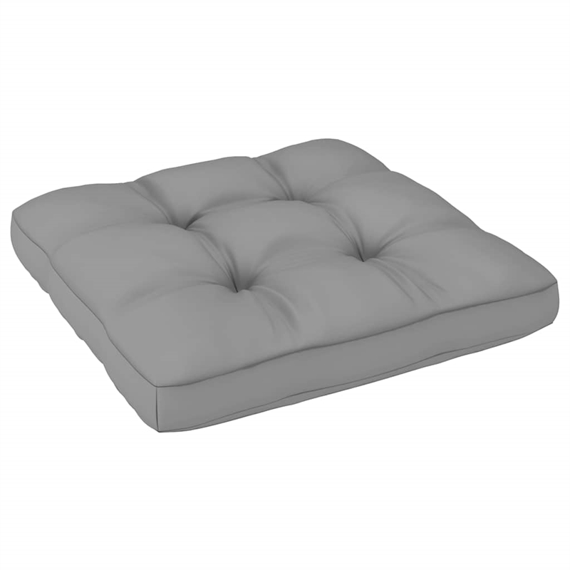 Afuera Living Modular Pine Wood 2-Seater Sofa in Gray with Cushions