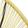 Afuera Living Poly Rattan Acapulco Chair in Beige
