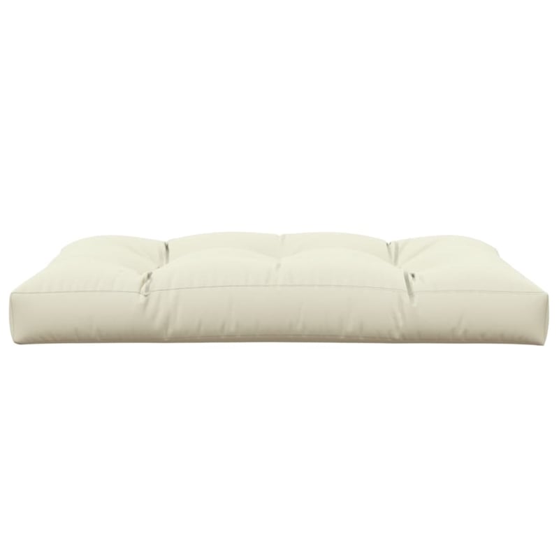 Afuera Living Rectangular Pallet Cushion in Cream Fabric for Indoor/Outdoor Use