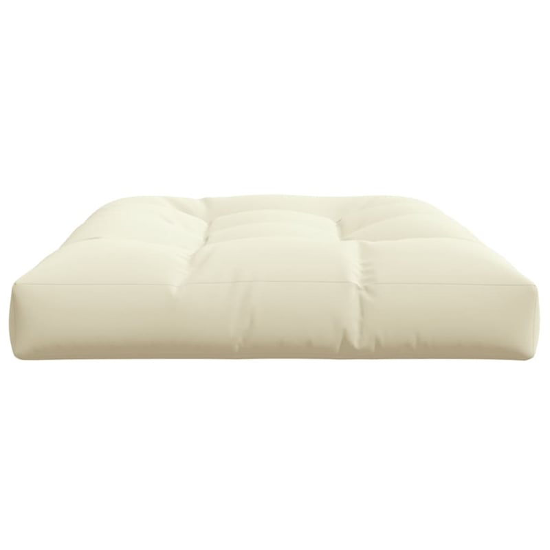Afuera Living Rectangular Pallet Cushion in Cream Fabric for Indoor/Outdoor Use