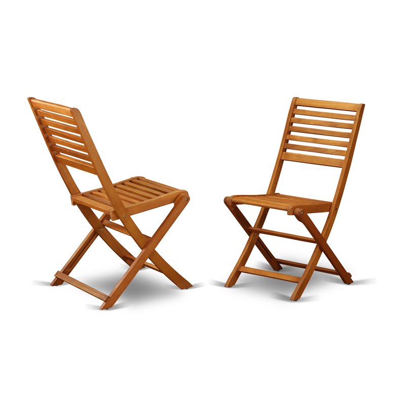 Afuera Living 5-Piece Acacia Wood Outdoor Dining Set in Natural Oil