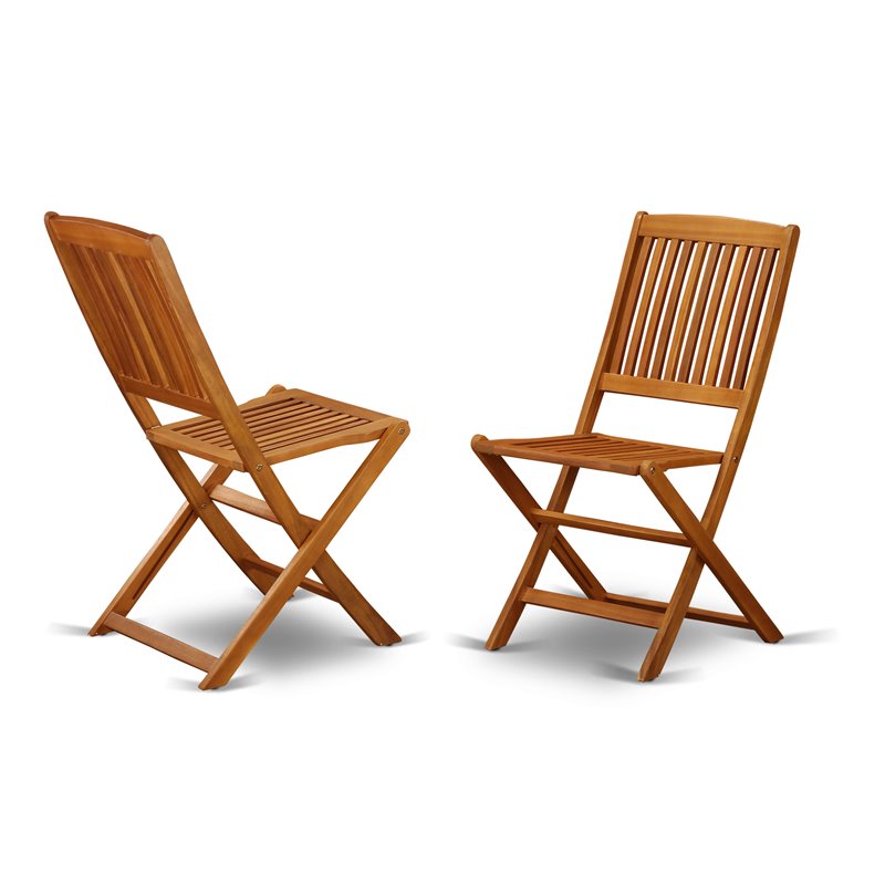 Afuera Living 7-Piece Acacia Wood Patio Dining Set in Natural Oil