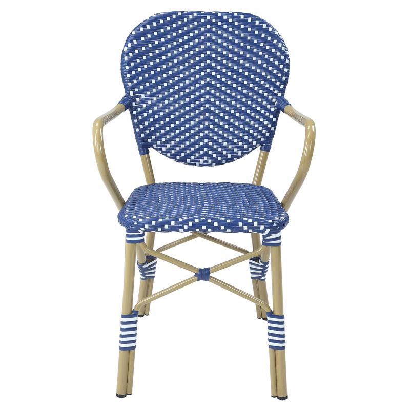 Afuera Living 3-Piece Aluminum Outdoor Bistro Set in Blue