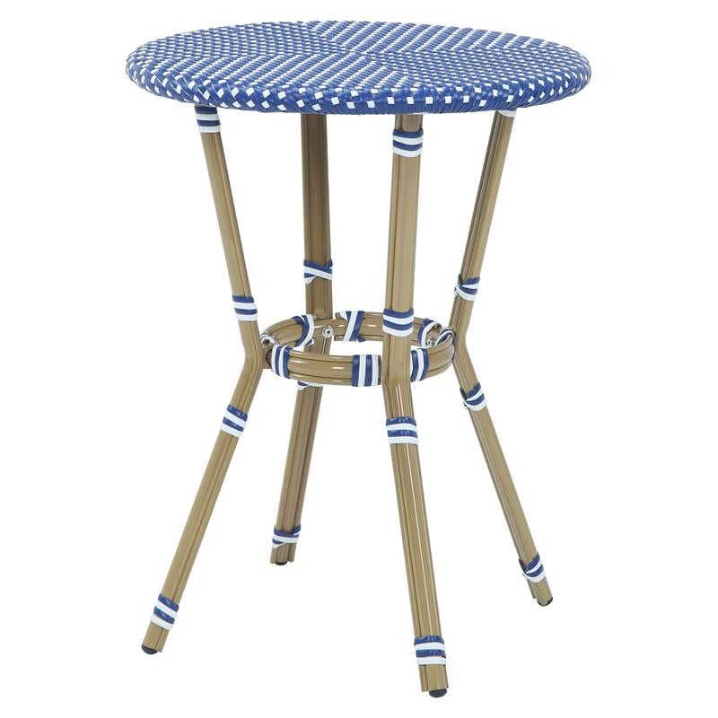 Afuera Living 3-Piece Aluminum Outdoor Bistro Set in Blue