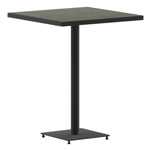 Afuera Living Square Bar Height Dining Table in Gray Wash (32&quot)