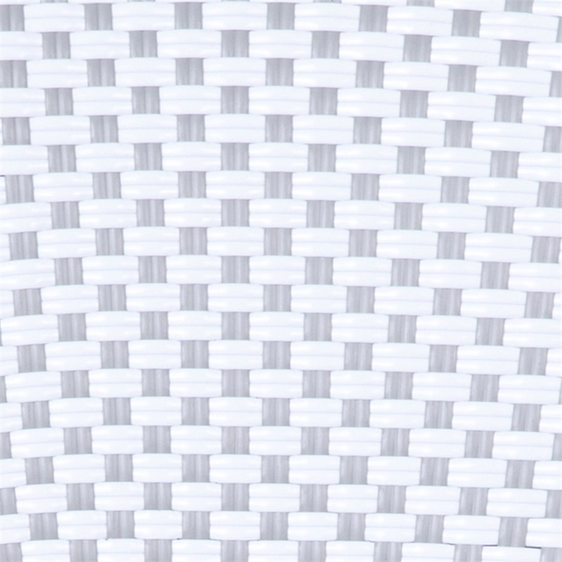 Afuera Living Paris Bistro Chair Bamboo Look Aluminum Frame White/Gray