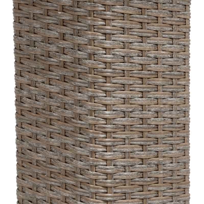Afuera Living Outdoor Patio Bistro Table in Natural Wicker/Rattan