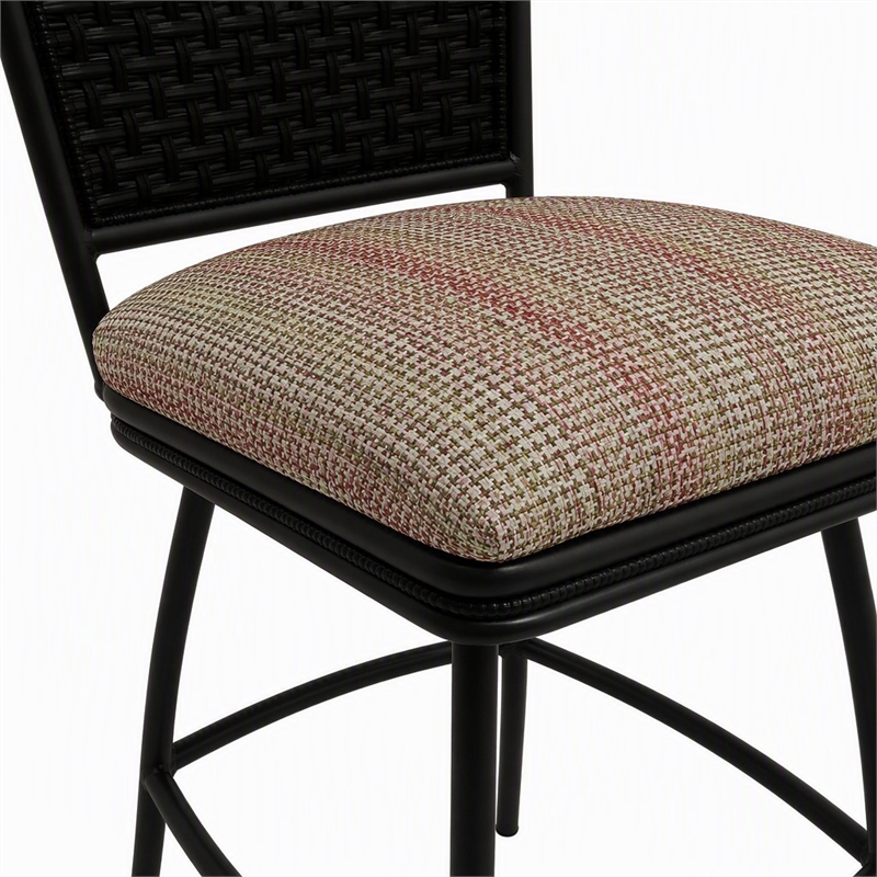 Afuera Living Erin 5-Piece Indoor/Outdoor Pub Set in Multi-Color Sun Fabric