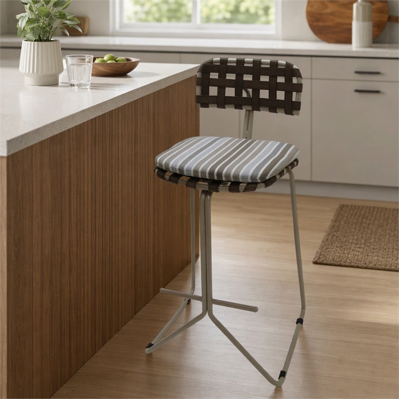 Afuera Living Outdoor Metal Bar Stool 30