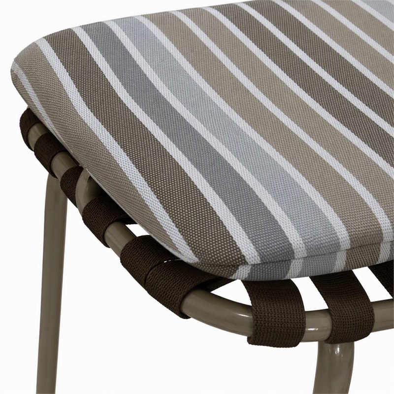 Afuera Living Outdoor Metal Bar Stool 30