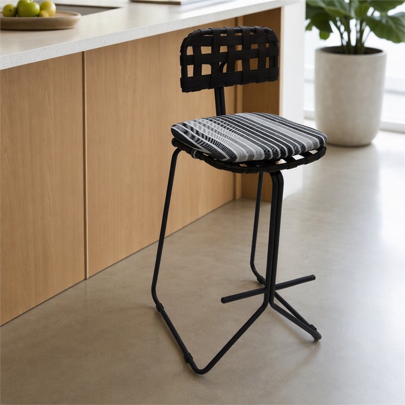 Afuera Living Outdoor Metal Bar Stool 30