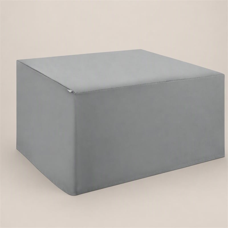 Afuera Living Polyester Outdoor Dining Set Cover in Gray Fabric