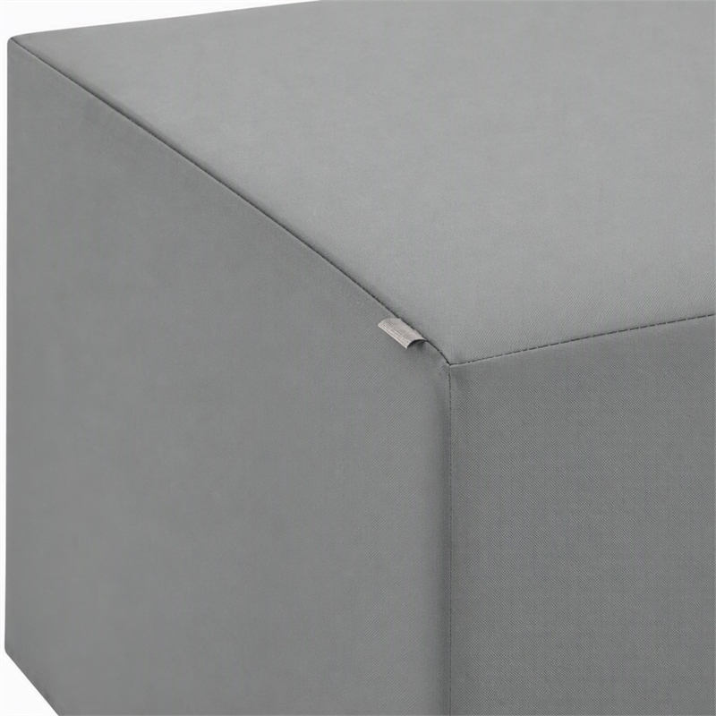 Afuera Living Polyester Outdoor Dining Set Cover in Gray Fabric