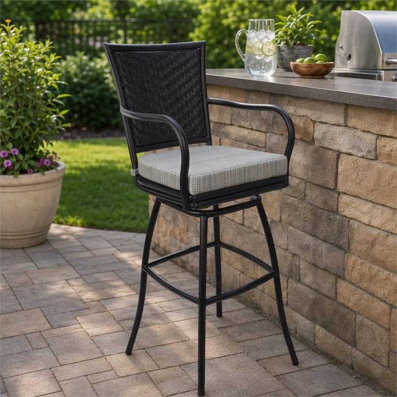 Afuera Living Metal Bar Stool 30