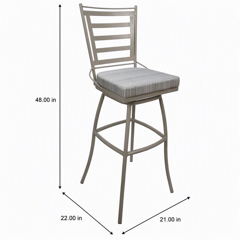 Afuera Living Indoor/Outdoor Bar Stool 30