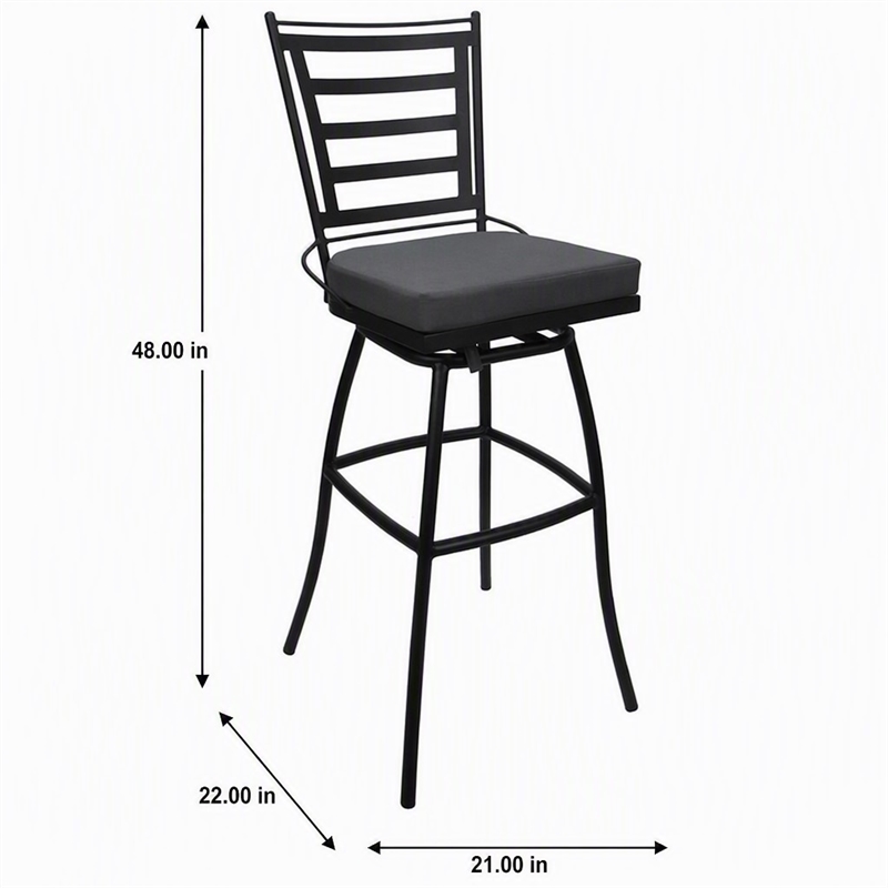 Afuera Living Indoor/Outdoor Bar Stool 30