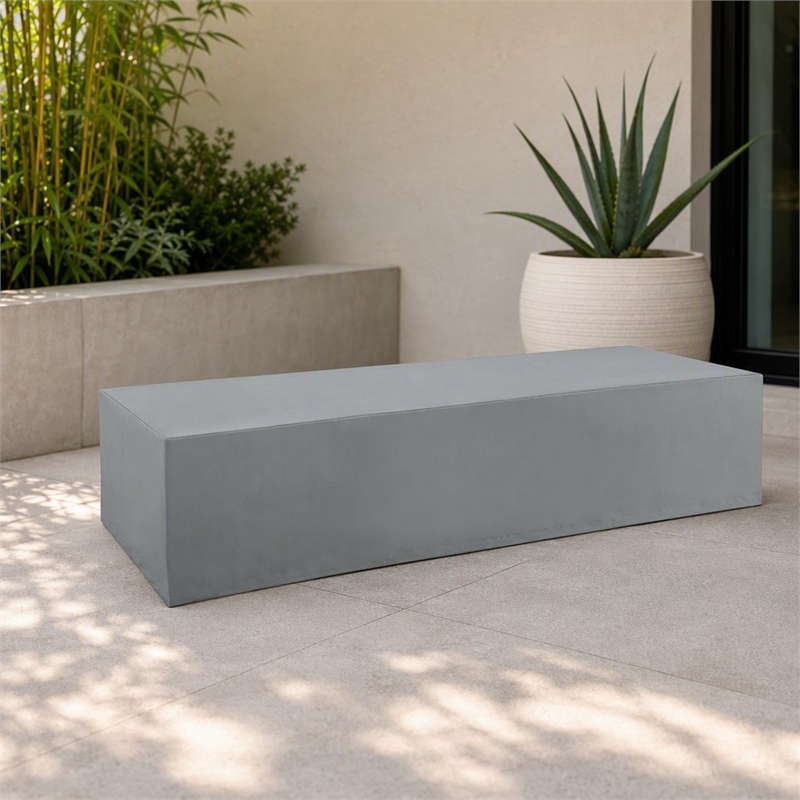 Afuera Living Outdoor Polyester Chaise Cover in Gray with Year-Round Protection