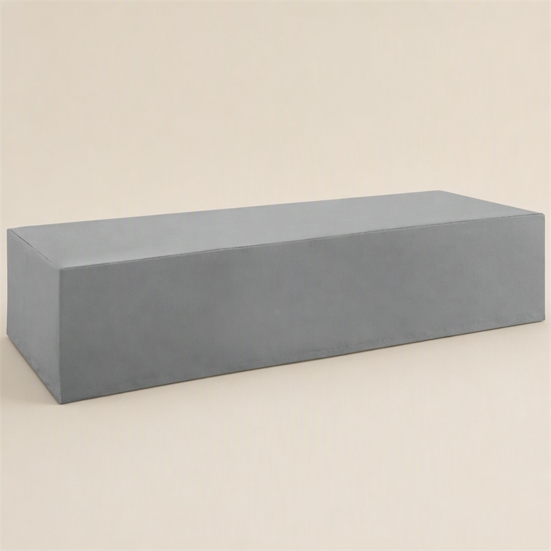 Afuera Living Outdoor Polyester Chaise Cover in Gray with Year-Round Protection