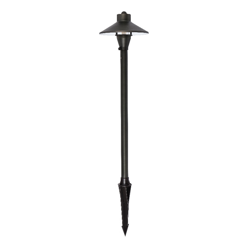 Afuera Living Outdoor Cast Brass Path Light 12V in Dark Bronze 7x24 Inches