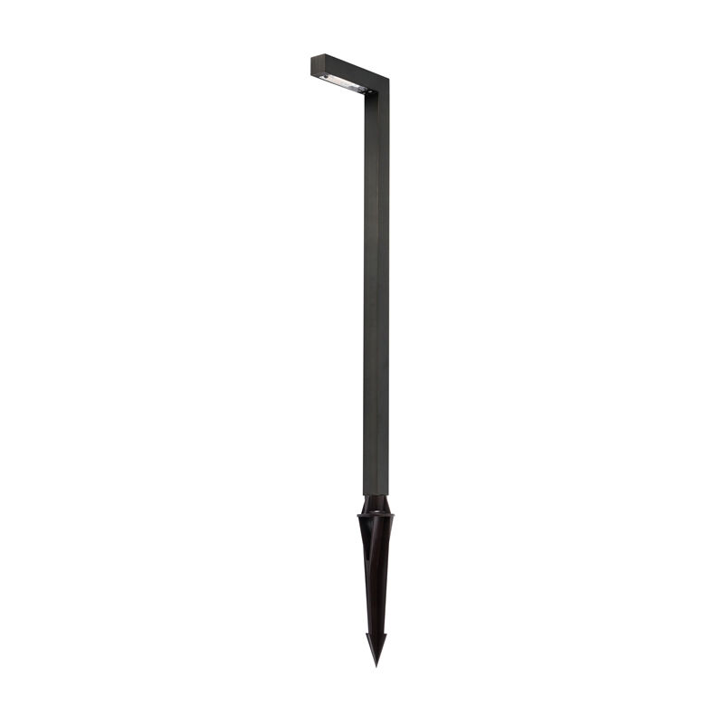 Afuera Living Slim Cast Brass Path Light 12V in Dark Bronze 5.25x22 Inches
