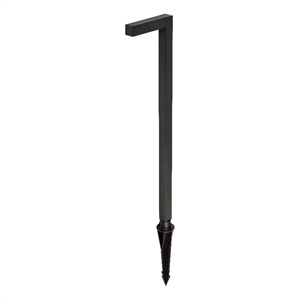 Afuera Living Slim Cast Brass Path Light 12V in Dark Bronze 5.25x22 Inches