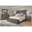 Madison Ridge Brown Wood California King Bed with Chest Footboard by Pulaski