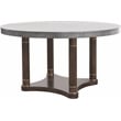 Pulaski Asher Park Round Dining Table in Piano Brown