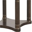 Pulaski Asher Park Round Dining Table in Piano Brown