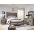 Pulaski Kingsbury Queen Panel Bed in French Gray
