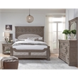 Pulaski Kingsbury Queen Panel Bed in French Gray