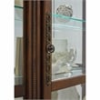 Pulaski Foxcroft Curved End Curio Cabinet in Foxcroft