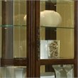 Pulaski Foxcroft Curved End Curio Cabinet in Foxcroft