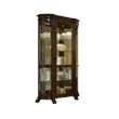 Pulaski Foxcroft Curved End Curio Cabinet in Foxcroft