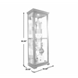 Wood-Framed Sliding Door Curio Cabinet in Chocolate Brown by Pulaski Furniture