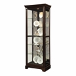 Harwood Curio Display Cabinet in Cherry Brown Finish by Pulaski Furniture
