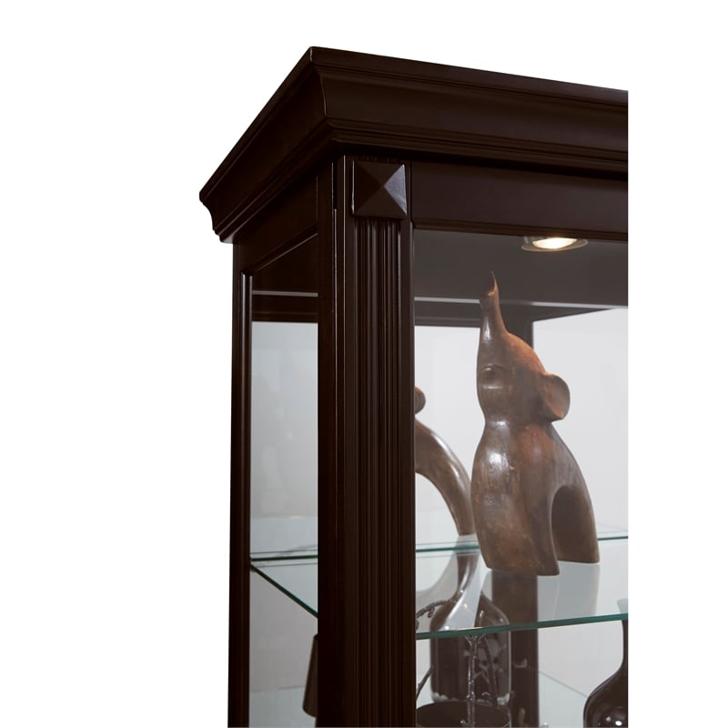 Pulaski Furniture Harwood Curio Cabinet - Thumbnail 3