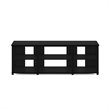 Furinno Montale Wood TV Stand with Shelves for TV up to 65
