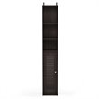 Furinno INDO Contemporary Engineered Wood Slim Luver Door Bath Cabinet Espresso