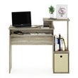 Furinno ECON Wood Multipurpose Computer Writing Desk in Sonoma Oak/Ivory