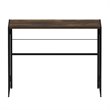 Furinno Riau No Tool Wood & Metal Frame Computer Desk in Rustic Oak/Black